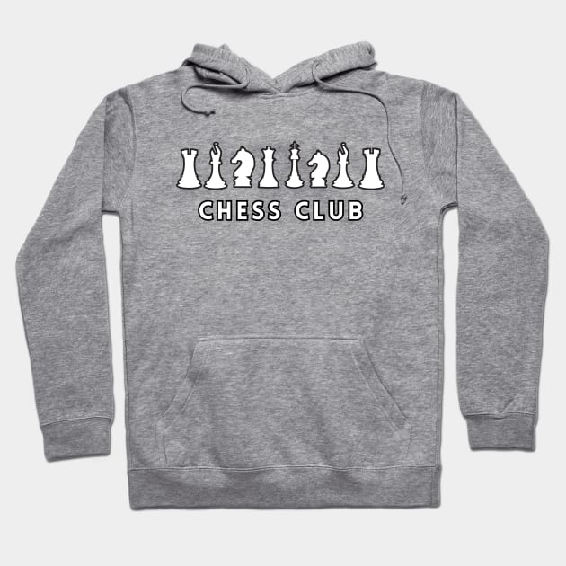 Chess club Hoodie by PARABDI